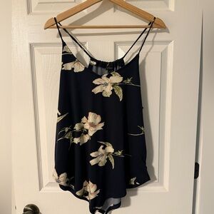 Eclipse Navy Floral Camisole